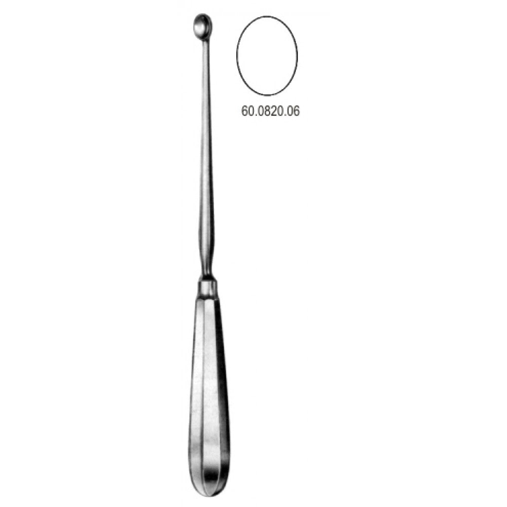 Simon Uterus Scoop Sharp 25cm – Surgix Instruments uterine curettes and scoops, SKU 60.0820.06