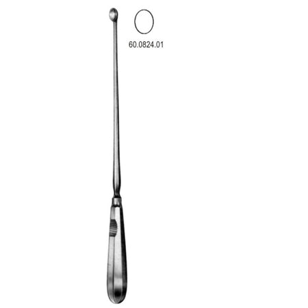 Schroeder Uterine Scoop sharp 6.8mm, 30cm – Surgix Instruments uterine curettes and scoops, SKU 60.0824.01