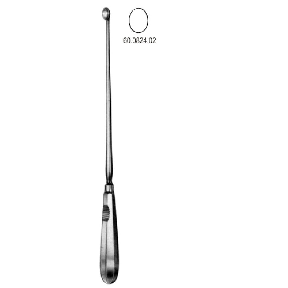 Schroeder Uterine Scoop sharp 8.5mm, 30cm – Surgix Instruments uterine curettes and scoops, SKU 60.0824.02