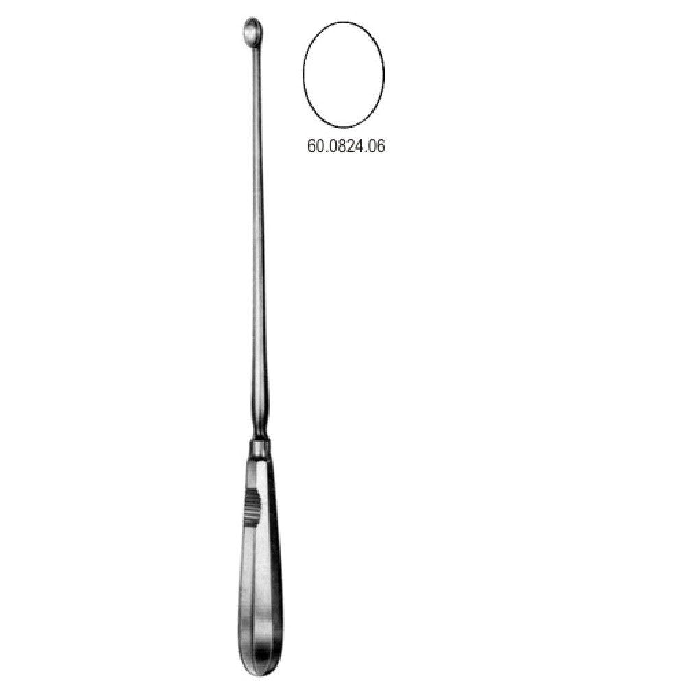 Schroeder Uterine Scoop sharp 14.5mm, 30cm – Surgix Instruments uterine curettes and scoops, SKU 60.0824.06