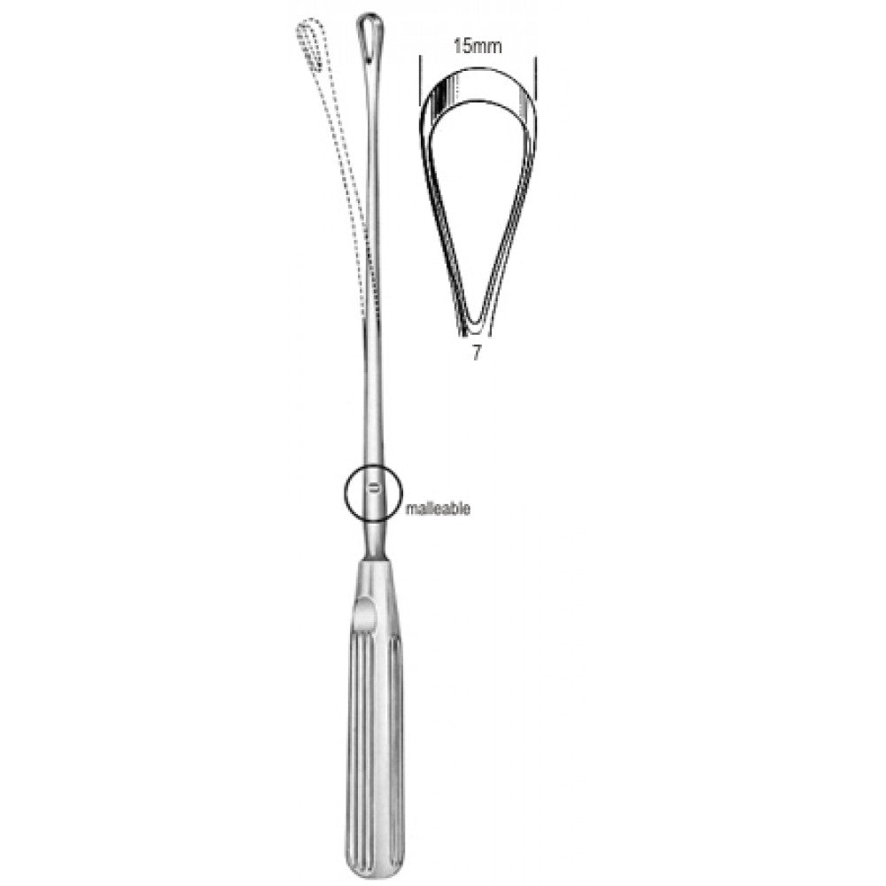 Sims Uterine Curette mal. sh 15mm 31cm Fig.7 – Surgix Instruments uterine curettes and scoops, SKU 60.0844.15