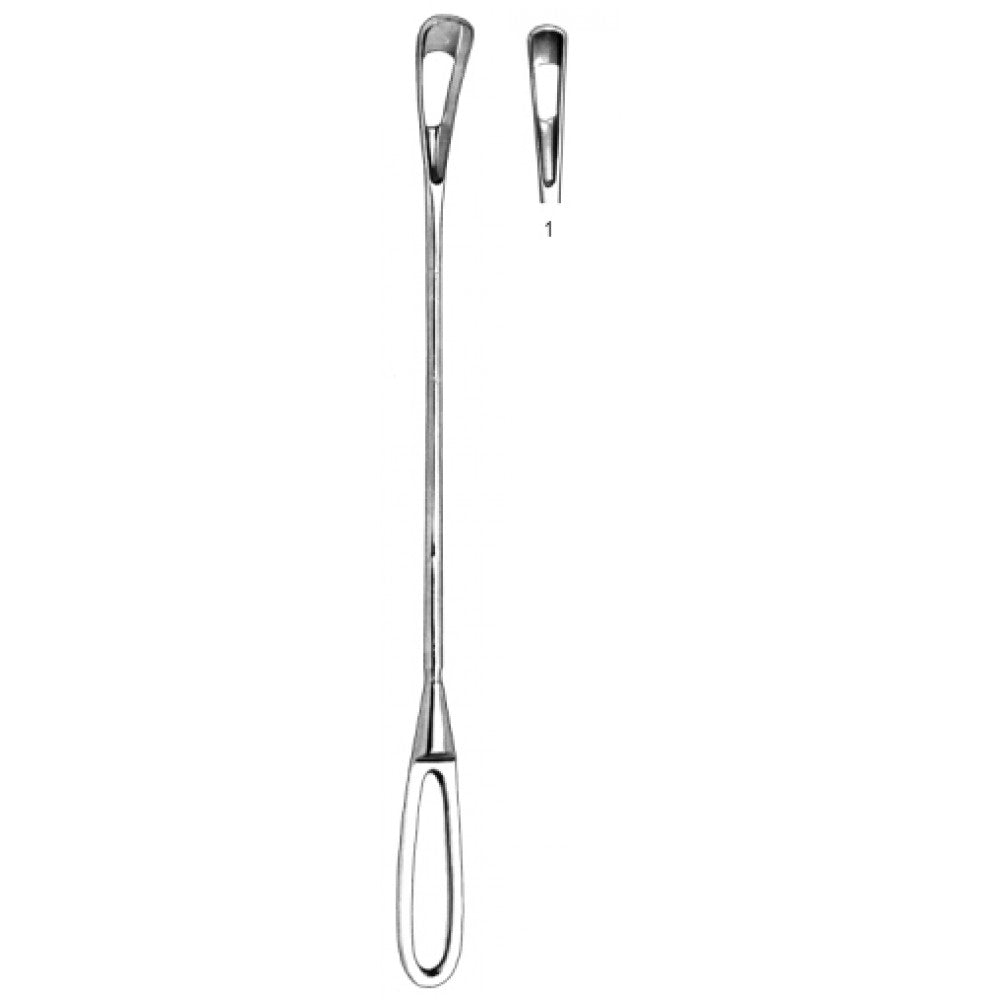 J.A.M.W Uterine Curette 5.0mm, 28cm Fig.1 – Surgix Instruments uterine curettes and scoops, SKU 60.0870.01