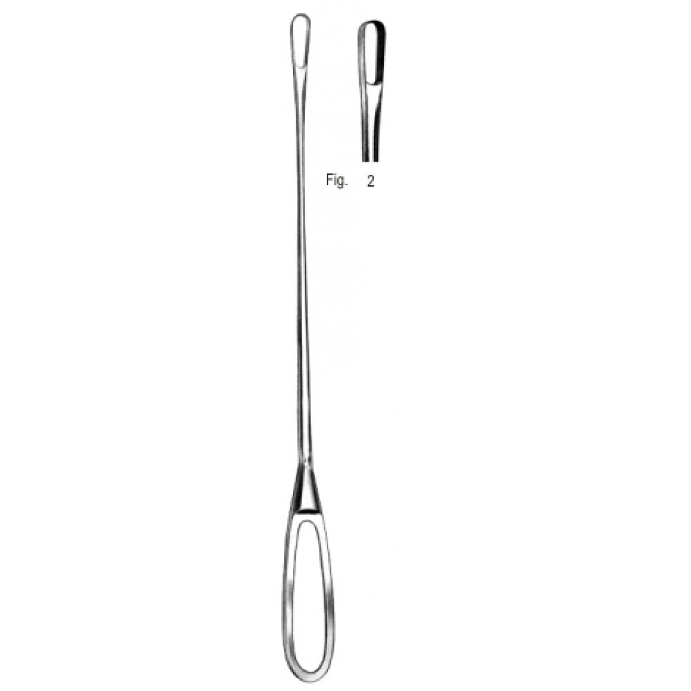 Olshausen's Uterine Curettes 27cm Fig.2 – Surgix Instruments uterine curettes and scoops, SKU 60.0874.02