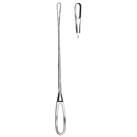 Olshausen's Uterine Curettes 27cm Fig.3 – Surgix Instruments uterine curettes and scoops, SKU 60.0874.03
