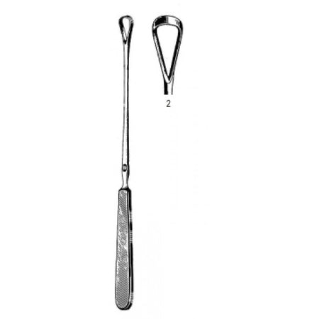 Sims Curette malleable sharp 25cm Fig.2 – Surgix Instruments uterine curettes and scoops, SKU 60.0880.02