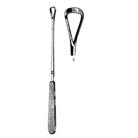 Sims Curette malleable sharp 25cm Fig.5 – Surgix Instruments uterine curettes and scoops, SKU 60.0880.05