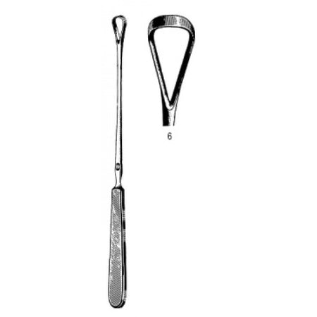 Sims Curette malleable sharp 25cm Fig.6 – Surgix Instruments uterine curettes and scoops, SKU 60.0880.06