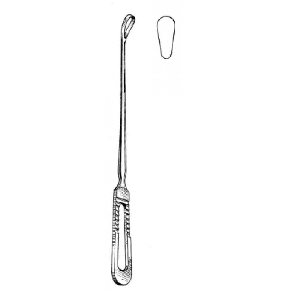 Sims Curette loope handle sharp 25cm Fig.1 – Surgix Instruments uterine curettes and scoops, SKU 60.0884.01