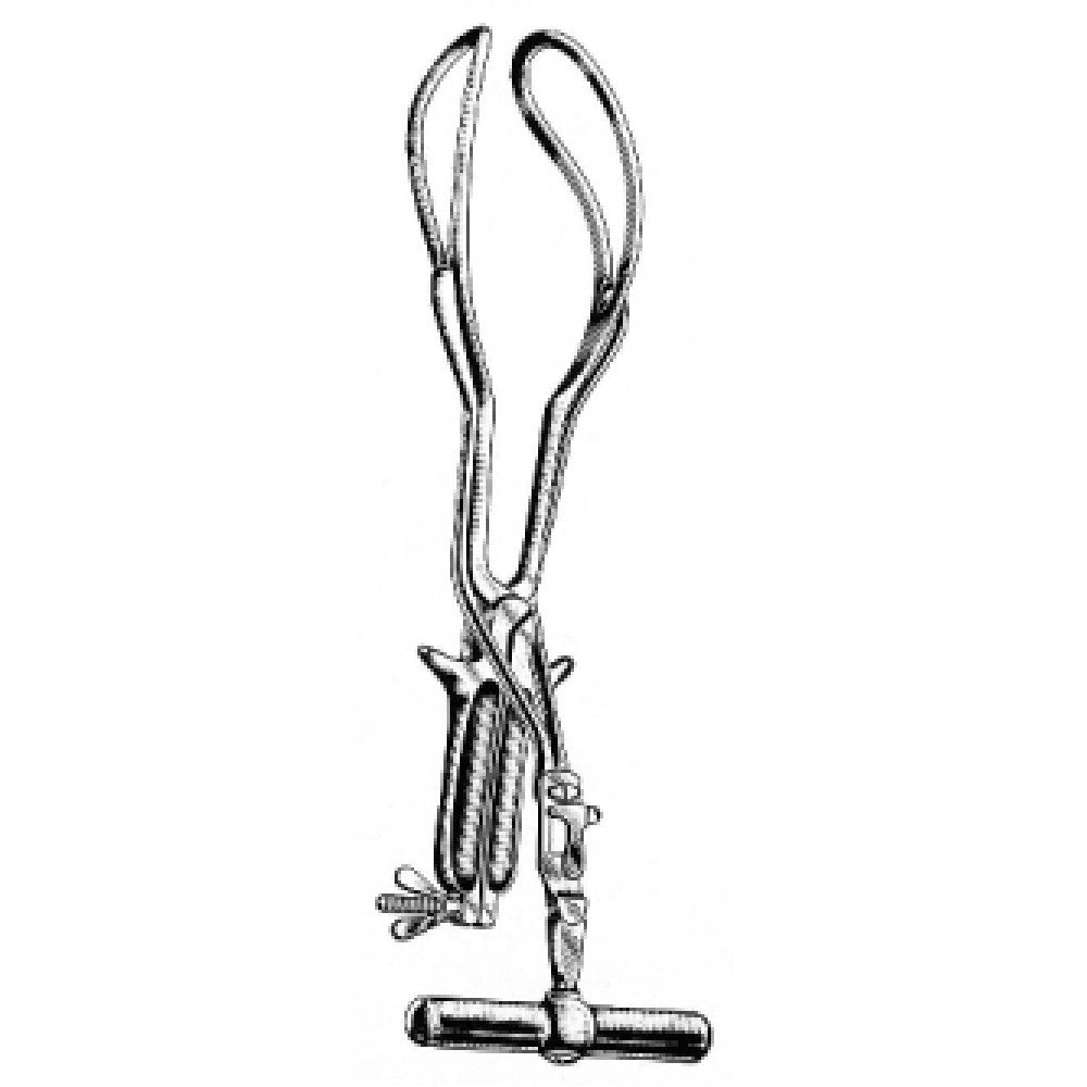 Kedar Nath Das Obst. Forceps with handle 38cm – Surgix Instruments obstetrics instrument, SKU 62.0200.38