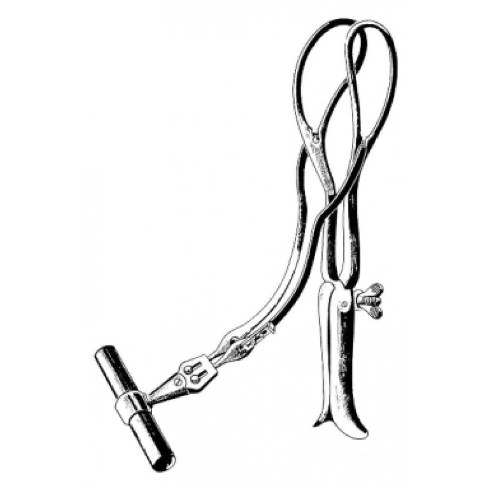 Milne Murray Obst. Forceps with Trac.handle 40cm – Surgix Instruments obstetrics instrument, SKU 62.0230.40