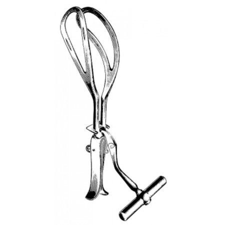 Haig Fergusson Obst.Forceps w/ Trac.handle 40cm – Surgix Instruments obstetrics instrument, SKU 62.0250.40