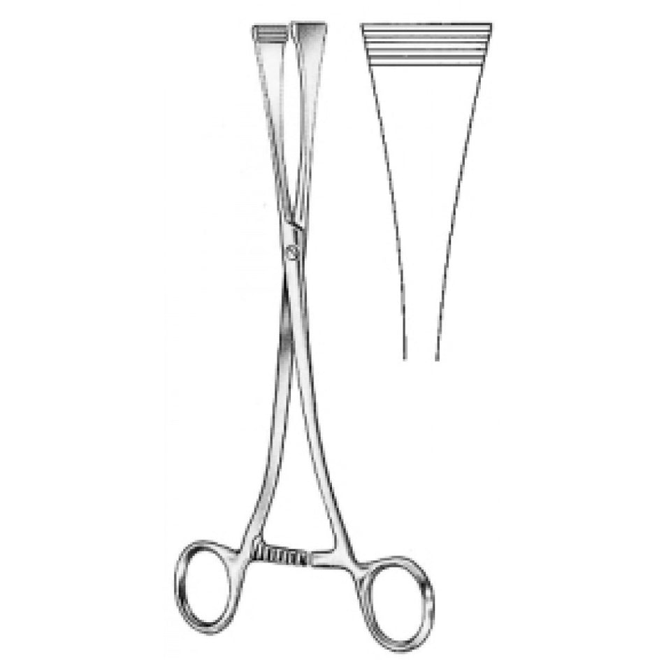 Green Armytage Uterus Hemostatic Forceps 21cm – Surgix Instruments obstetrics instrument, SKU 62.0350.21