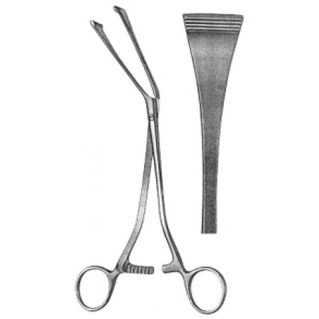 Green Armytage Hemostatic Forceps angled 20cm – Surgix Instruments obstetrics instrument, SKU 62.0351.19