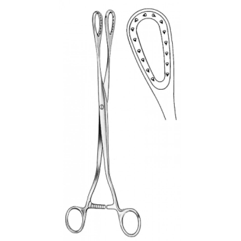 Saenger Placenta and Ovum Forceps Curved 27cm – Surgix Instruments obstetrics instrument, SKU 62.0371.27