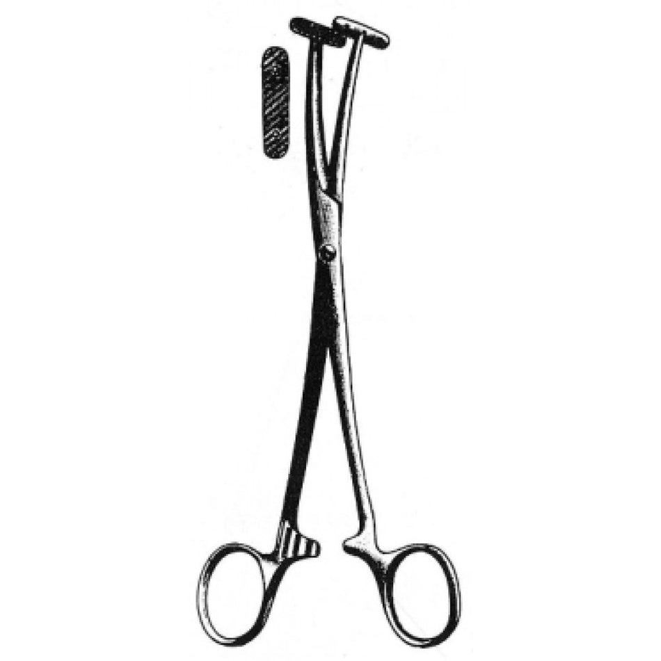 Willet Placenta Praevia Forceps T-shaped 19cm – Surgix Instruments obstetrics instrument, SKU 62.0410.19