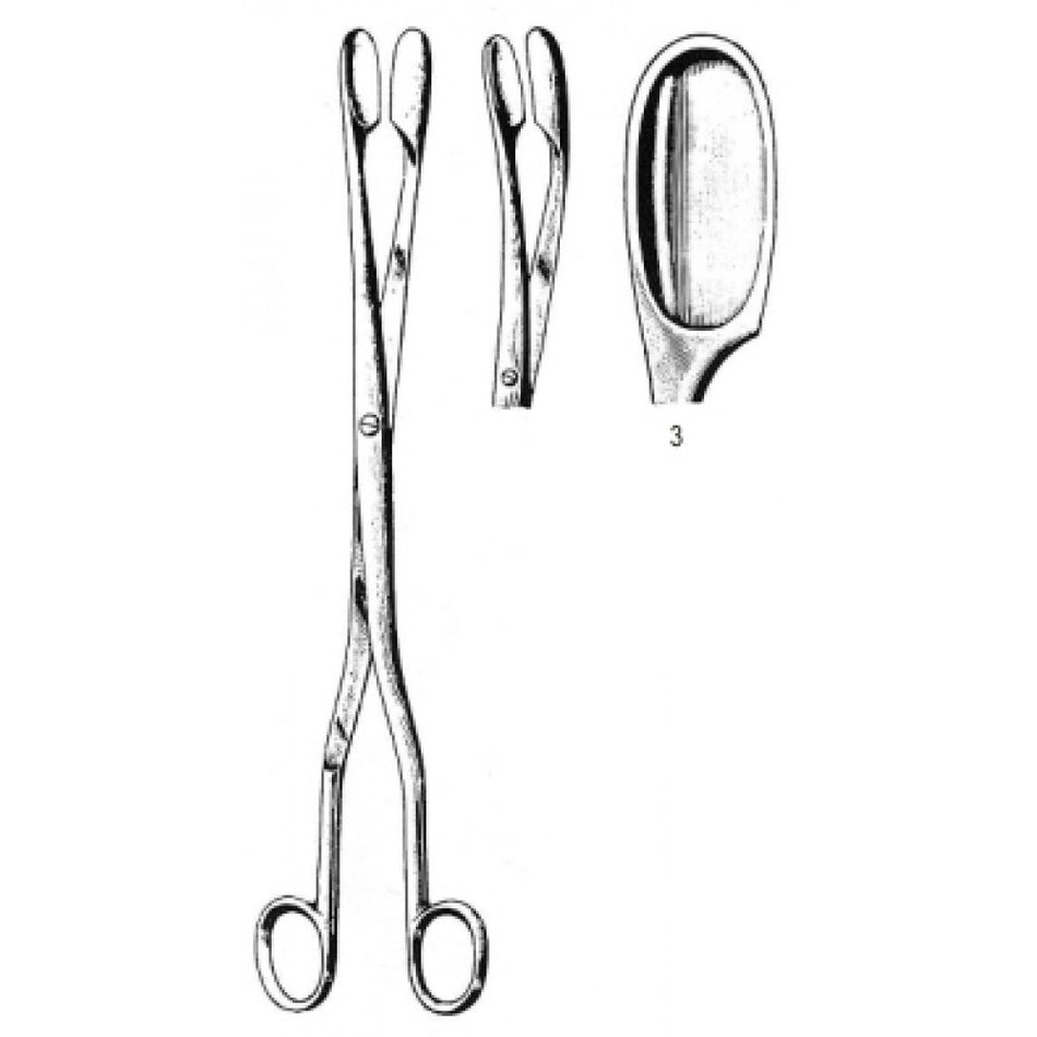 Winter Placenta and Ovum Forceps Straight Fig.2, 28cm – Surgix Instruments obstetrics instrument, SKU 62.0420.03