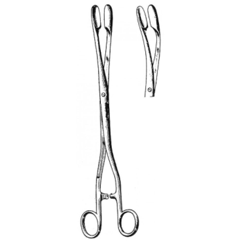 Winter Placenta Forceps Curved Fig.2, 28cm – Surgix Instruments obstetrics instrument, SKU 62.0427.02
