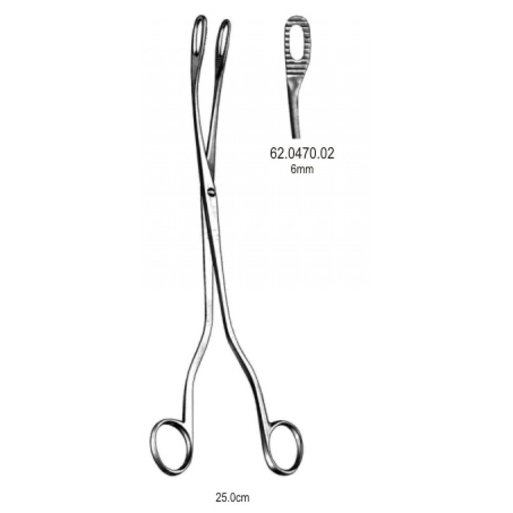 J.A.M.W Placenta Forceps Curved 6.0mm, 25cm Fig.2 – Surgix Instruments obstetrics instrument, SKU 62.0470.02