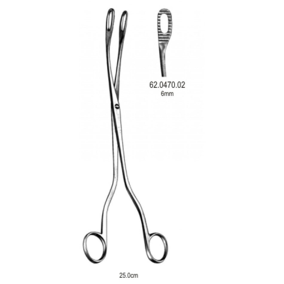 J.A.M.W Placenta Forceps Curved 6.0mm, 25cm Fig.2 – Surgix Instruments obstetrics instrument, SKU 62.0470.02