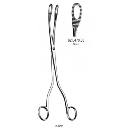 J.A.M.W Placenta Forceps Curved 9.0mm, 25cm Fig.3 – Surgix Instruments obstetrics instrument, SKU 62.0470.03