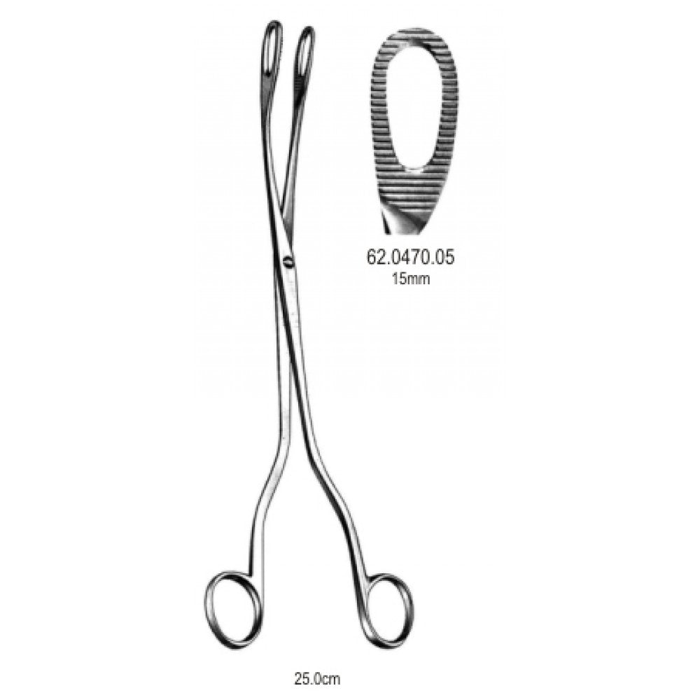 J.A.M.W Placenta Forceps Curved 15.0mm, 25cm Fig.5 – Surgix Instruments obstetrics instrument, SKU 62.0470.05