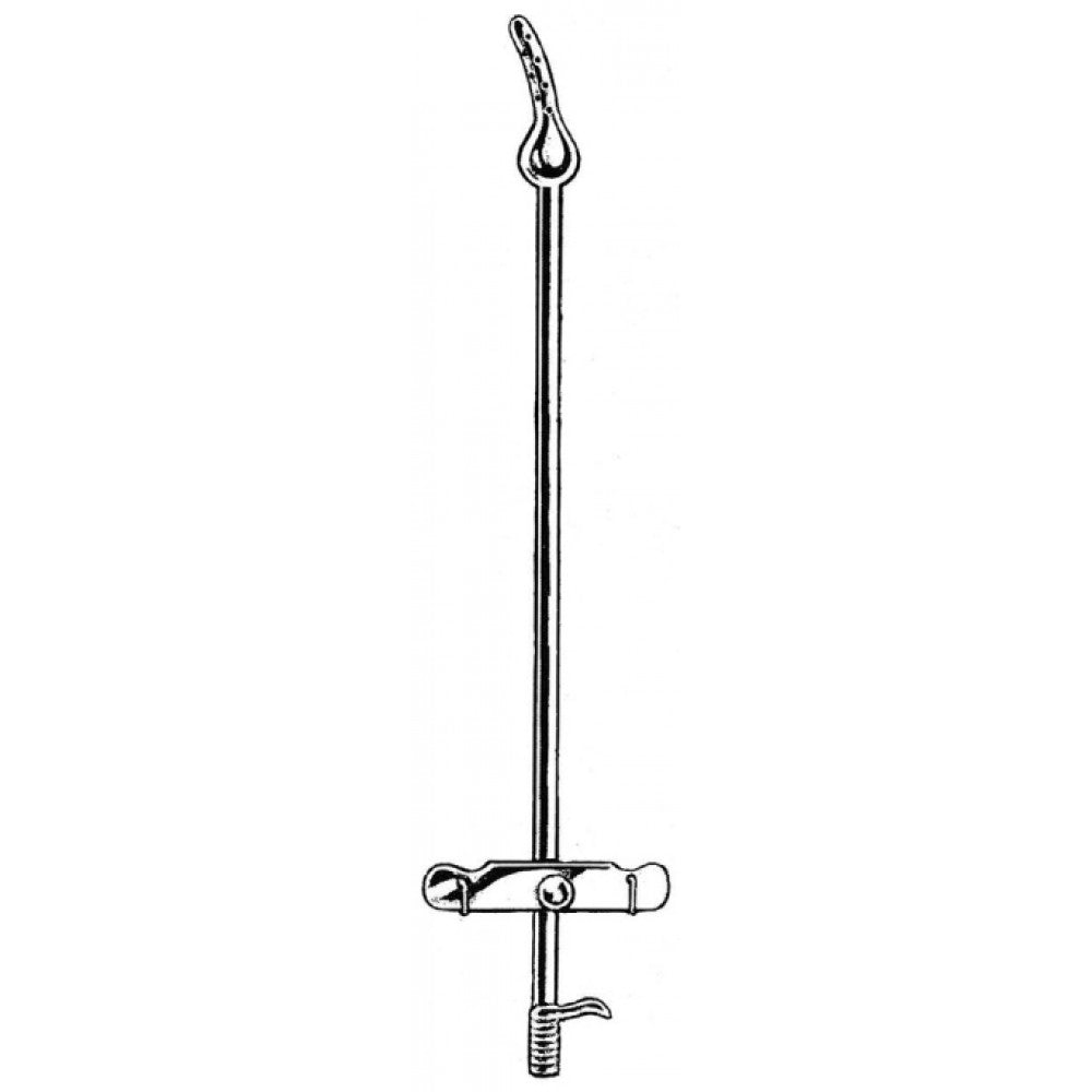 Spackmann Uterine Cannula with metal cone 35cm - Surgix Instruments Stainless Steel Surgical Cannula