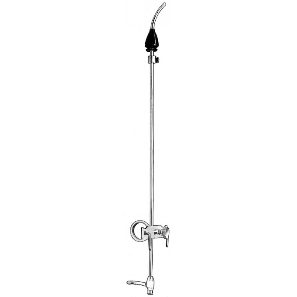 Spackmann Uterine Cannula with rubber cone 35cm - Surgix Instruments Stainless Steel Surgical Cannula