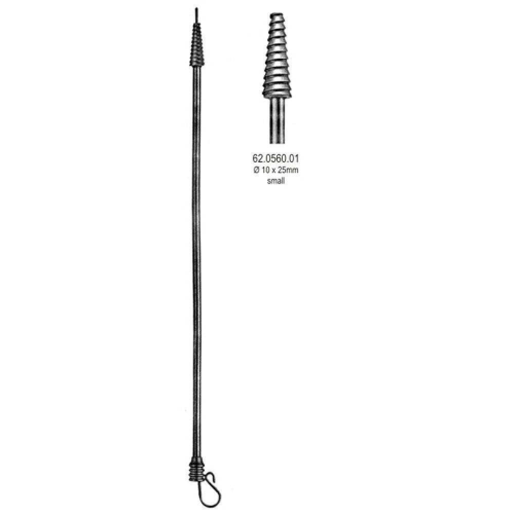 Leech-Wilkinson Int-uterine cannula 10x25mm small, 26.5cm - Surgix Instruments Stainless Steel Surgical Cannula