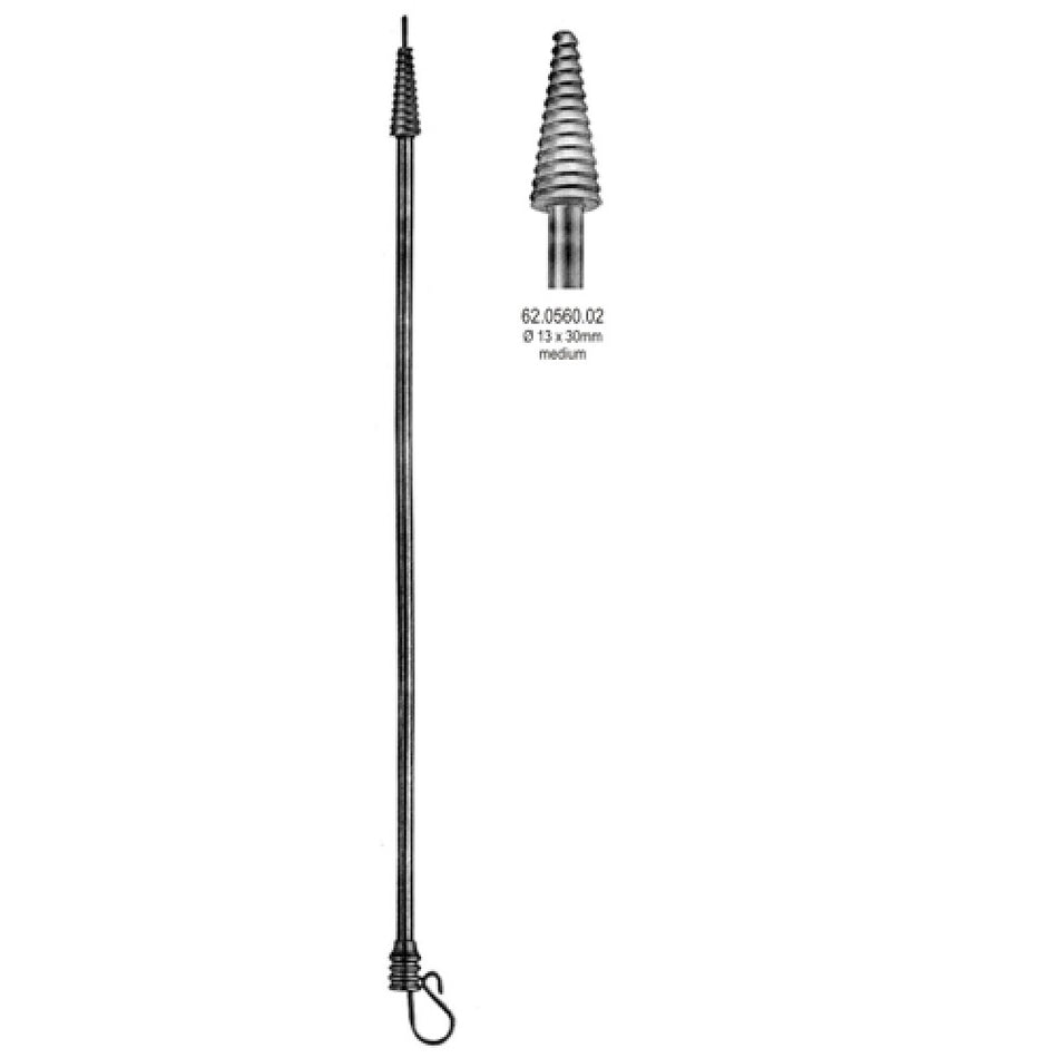 Leech-Wilkinson Int-uterine cannula 13x30mm medium, 26.5cm – Surgix Instruments obstetrics instrument, SKU 62.0560.02