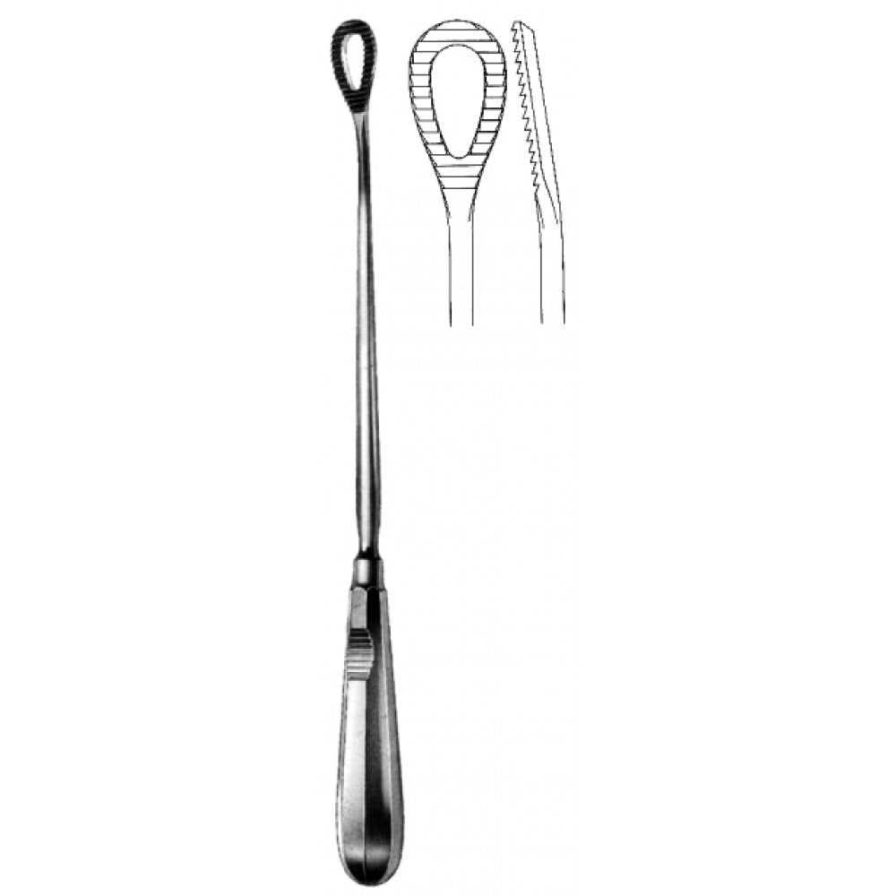 Pestalozza Obstetrics curette 30cm – Surgix Instruments obstetrics instrument, SKU 62.0580.30