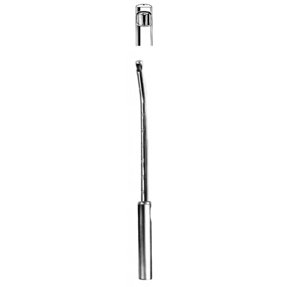 Intra-Uterine Aspiration Curette 10mm, 28cm – Surgix Instruments obstetrics instrument, SKU 62.0600.10