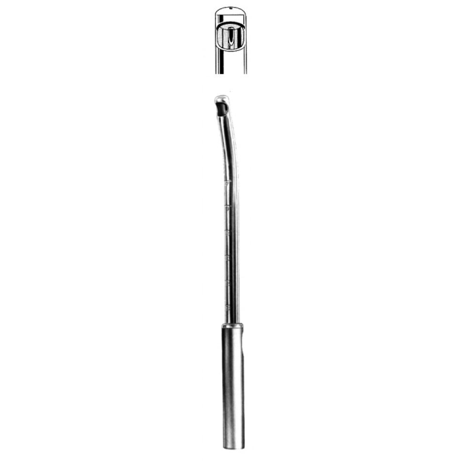 Intra-Uterine Aspiration Curette 12mm, 28cm – Surgix Instruments obstetrics instrument, SKU 62.0600.12