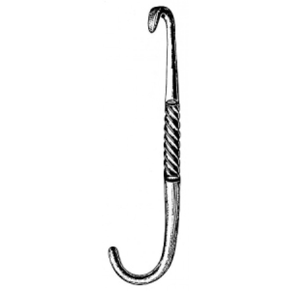 Obstetrical Blunt Hook with Crotchet 26cm – Surgix Instruments obstetrics instrument, SKU 62.0650.26