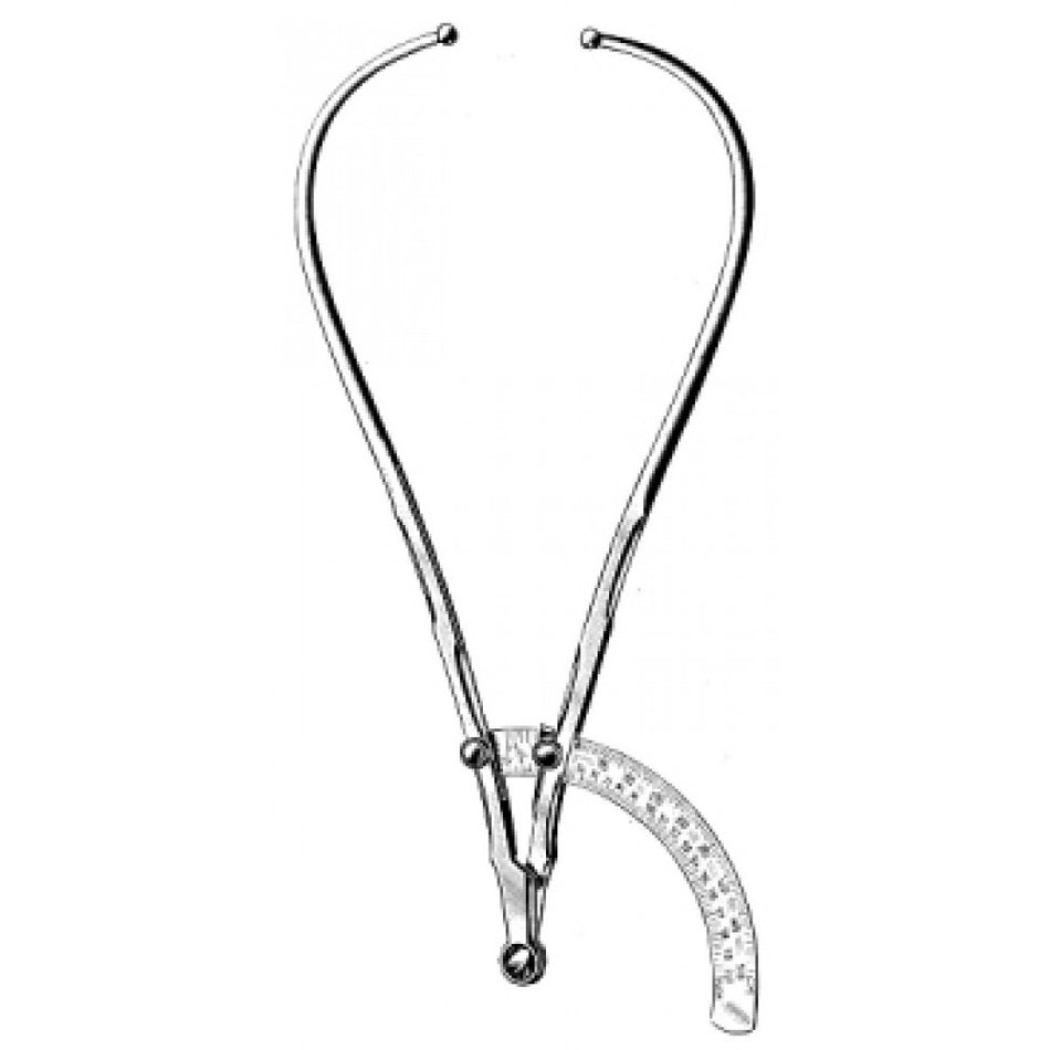 Martin Pelvimeter 34cm cm/inch scale – Surgix Instruments obstetrics instrument, SKU 62.0732.34