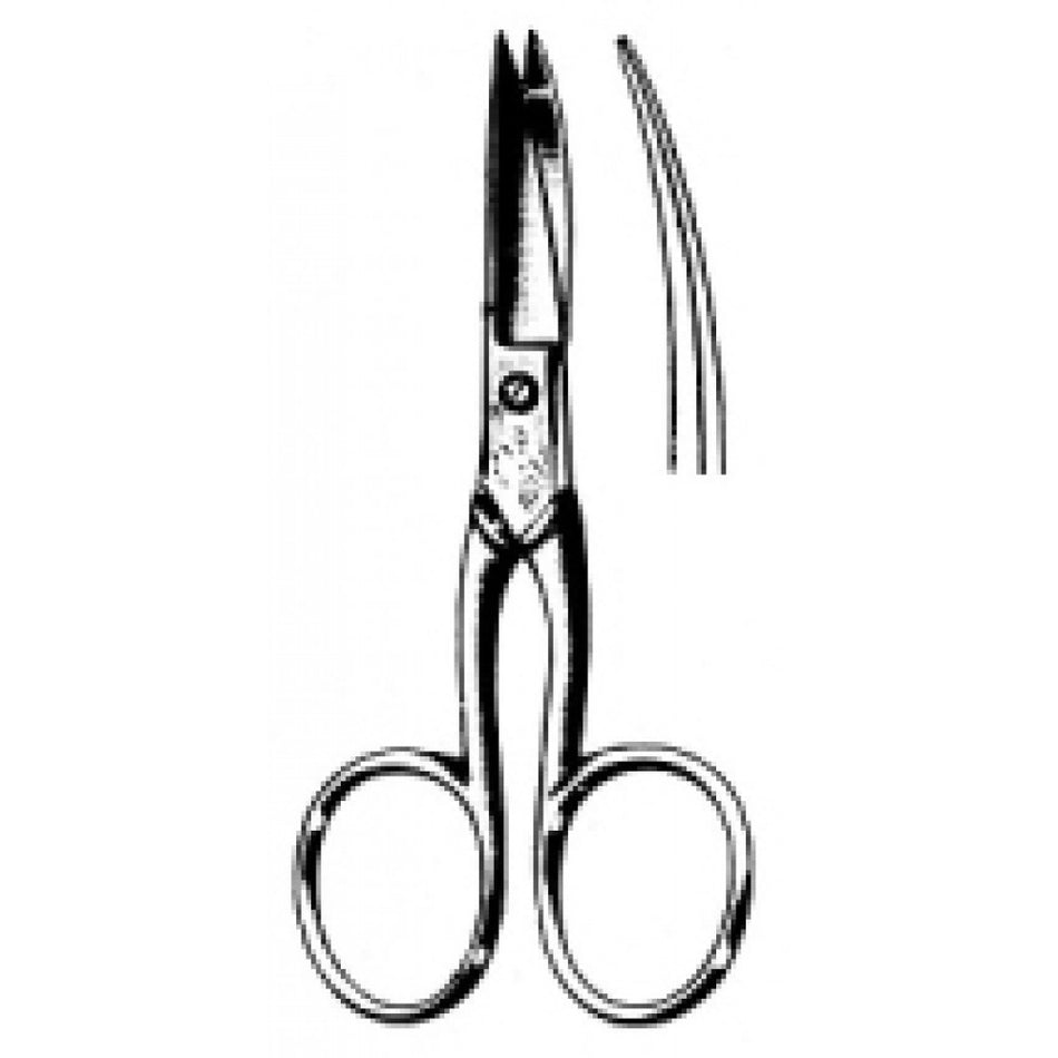 Nail Scissors Curved 9cm - Surgix Instruments