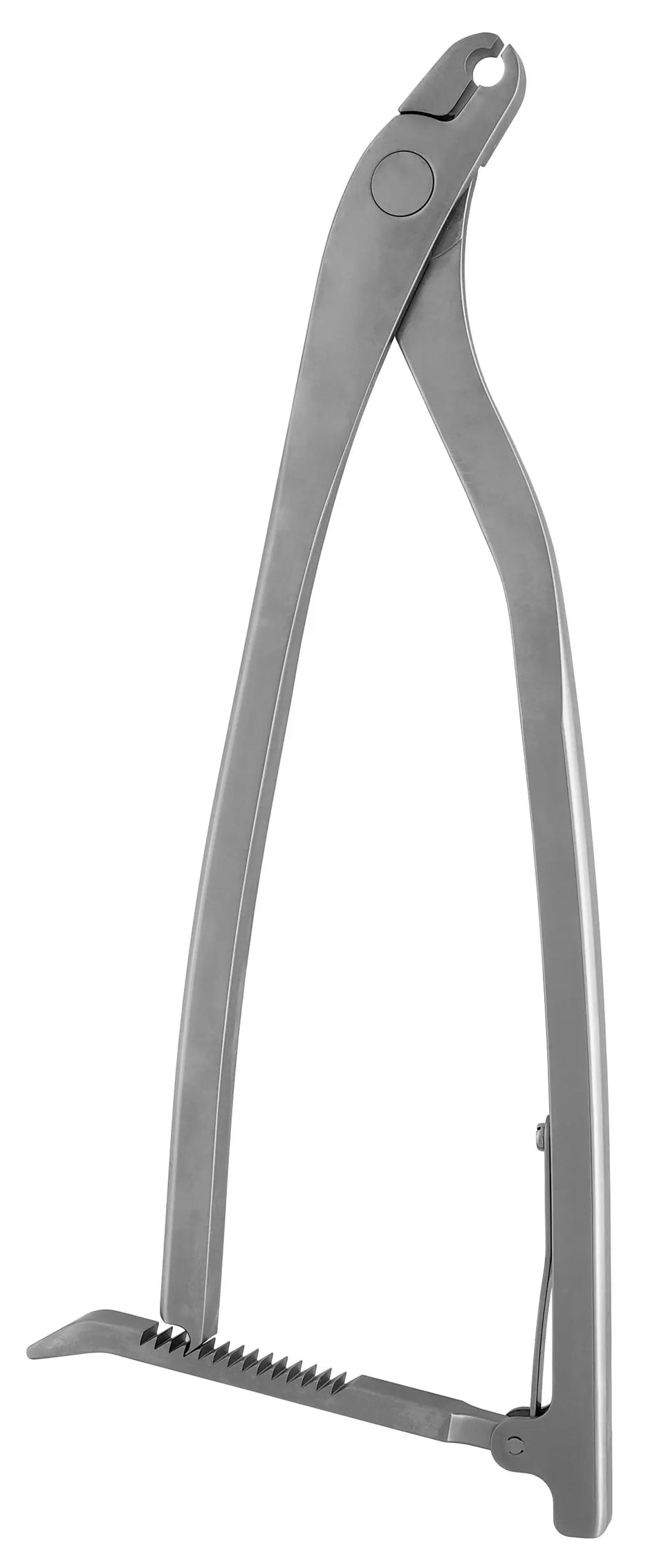 Rod Holder 11" angled narrow nose for diameter 4.75mm [3/16"] rods, with ratchet