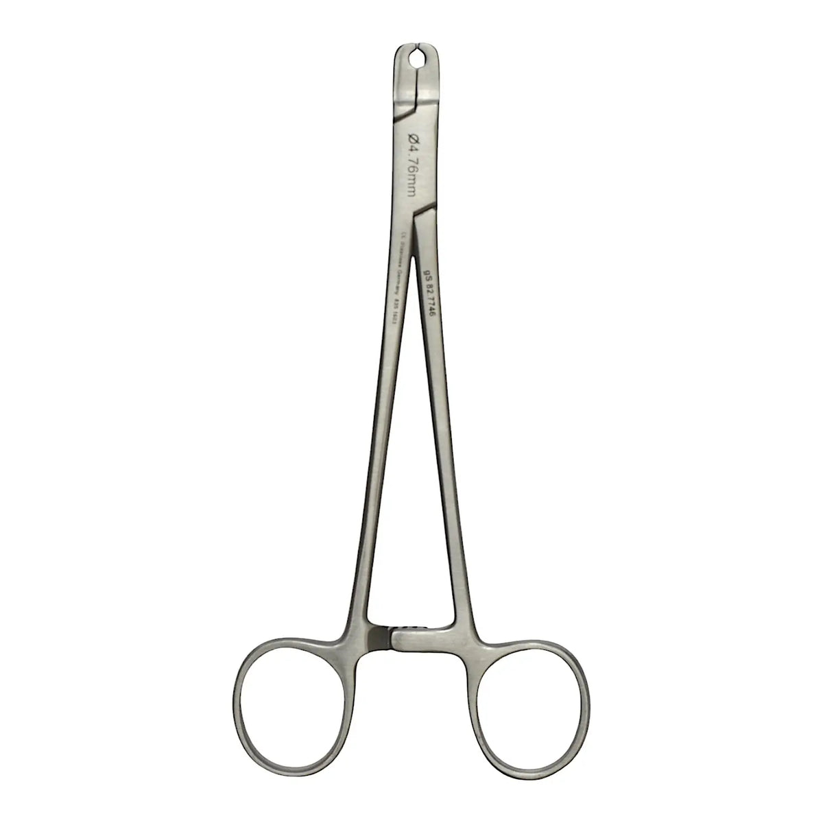 Rod Holder 7 1/4″ straight for diameter 4.76mm rods, thin tip