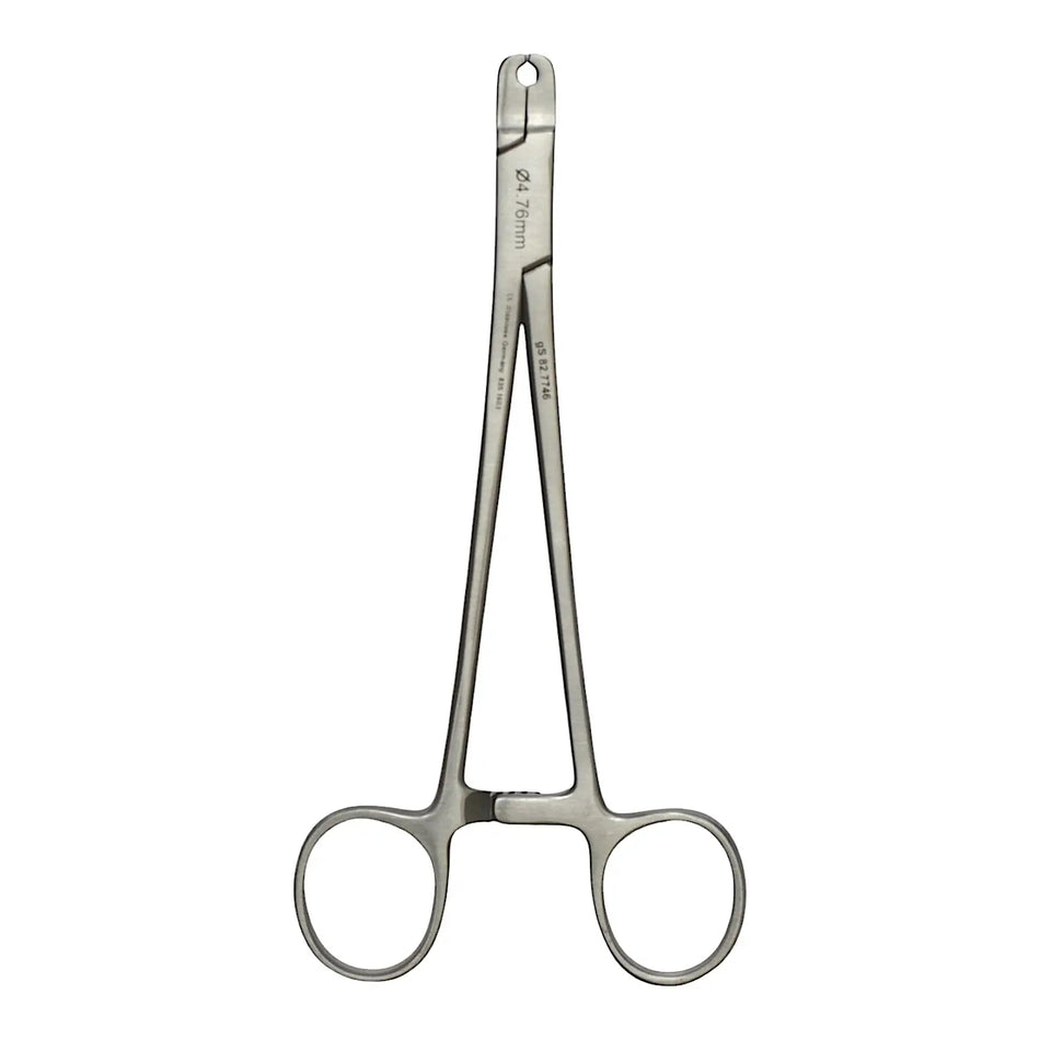 Rod Holder 7 1/4″ straight for diameter 4.76mm rods, thin tip