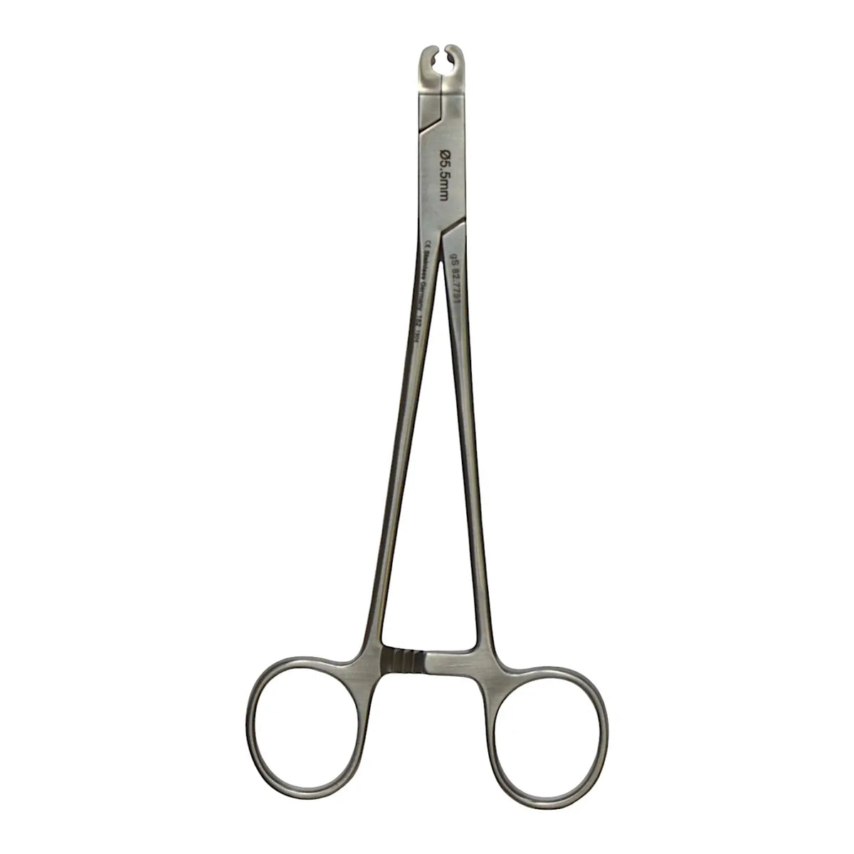 Rod Holder 7 1/4″ straight for diameter 5.5mm rods, thin tip