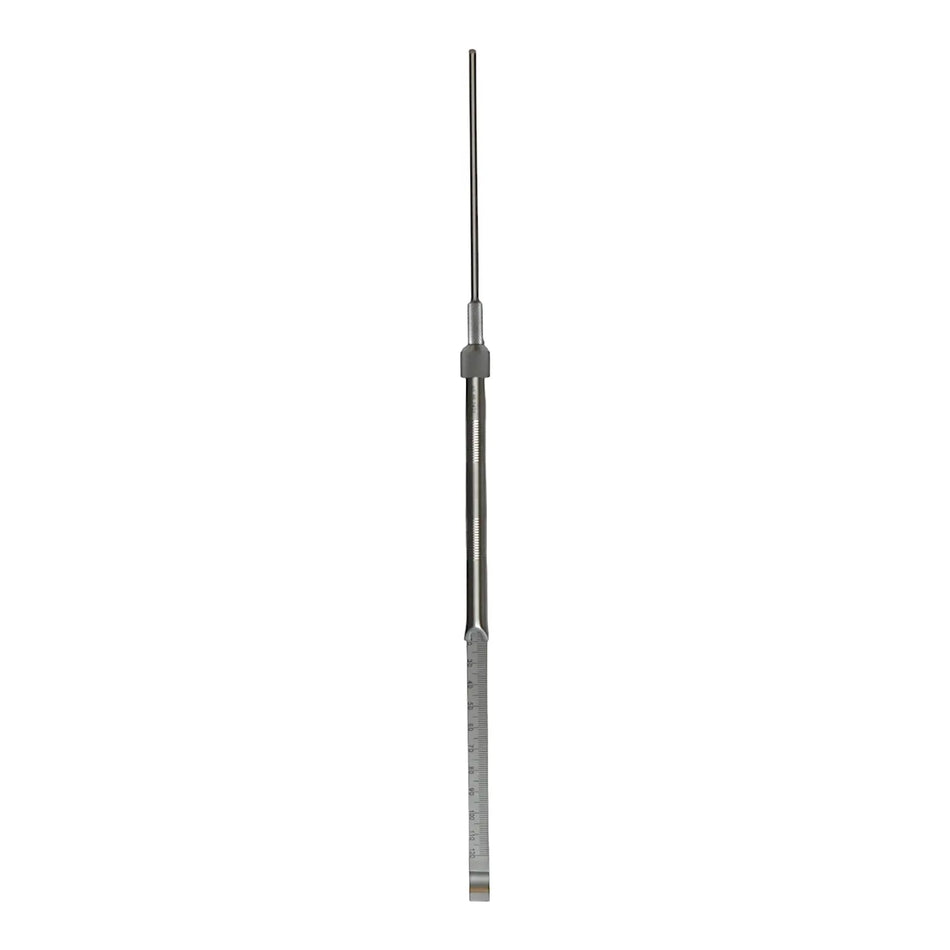 Depth Gauge 120mm with cap and probe sleeve – Surgix Instruments spine instrument, SKU 86.2422