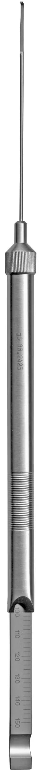 Depth Gauge 150mm with cap – Surgix Instruments spine instrument, SKU 86.2425