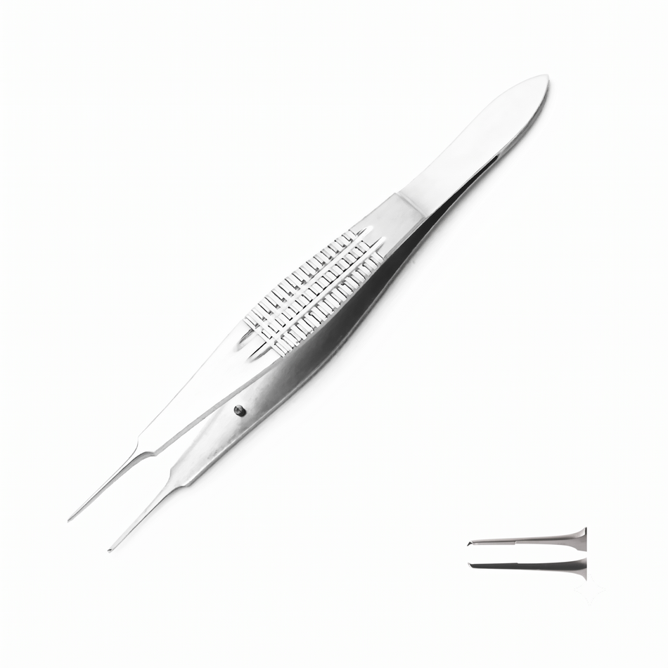 Castroviejo Corneal Forceps 0.12mm | Surgix Instruments