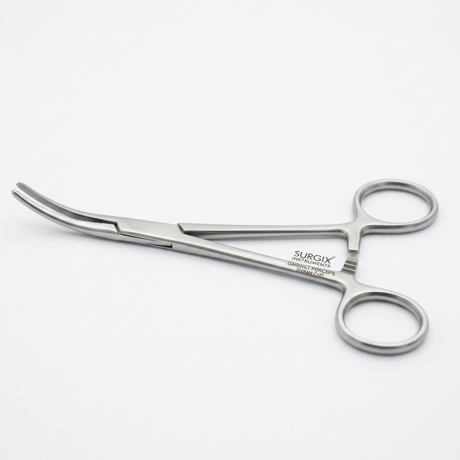 Surgical scissors with 'Surgix' branding on a white background
