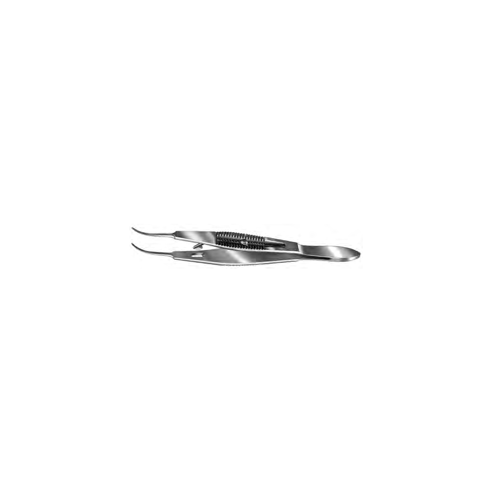 Moody Curved Fixation Forceps ophthalmic instrument - Surgix Instruments, reference E1553