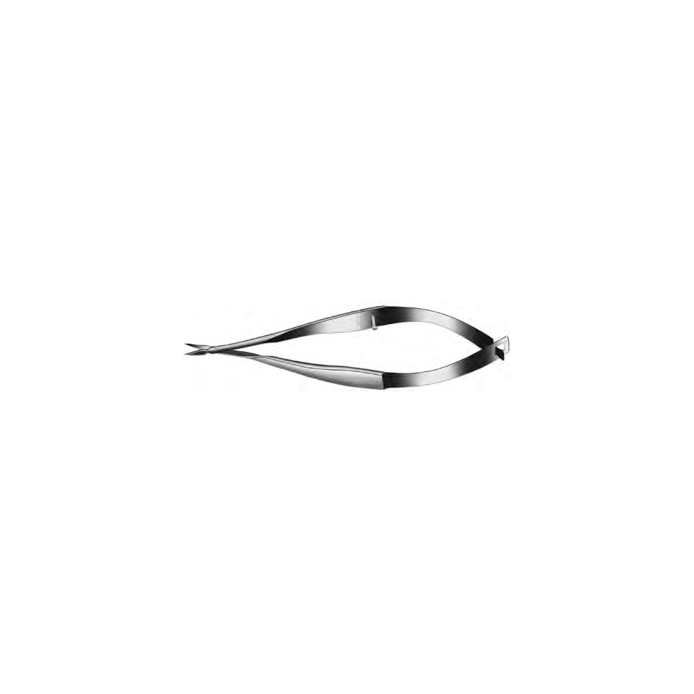 Clayman-Vannas Straight Scissors ophthalmic instrument - Surgix Instruments, reference E3383 S