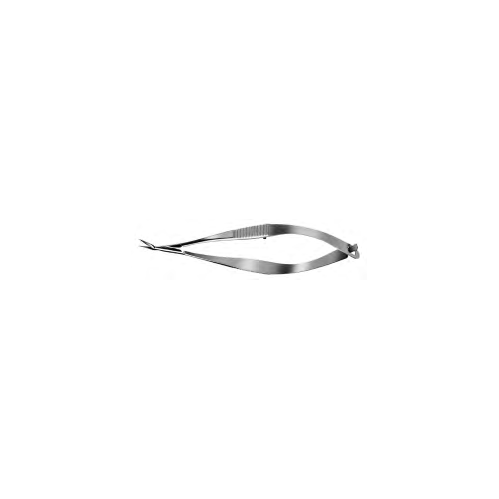Vannas Angled Capsulotomy Scissors ophthalmic instrument - Surgix Instruments, reference E3388