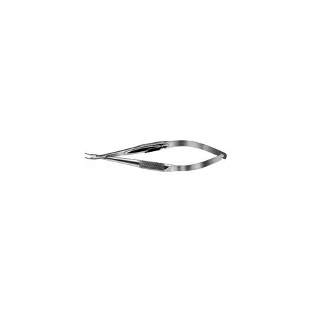 Troutman Needle Holder 10 mm Curved Medium ophthalmic instrument - Surgix Instruments, reference E3839