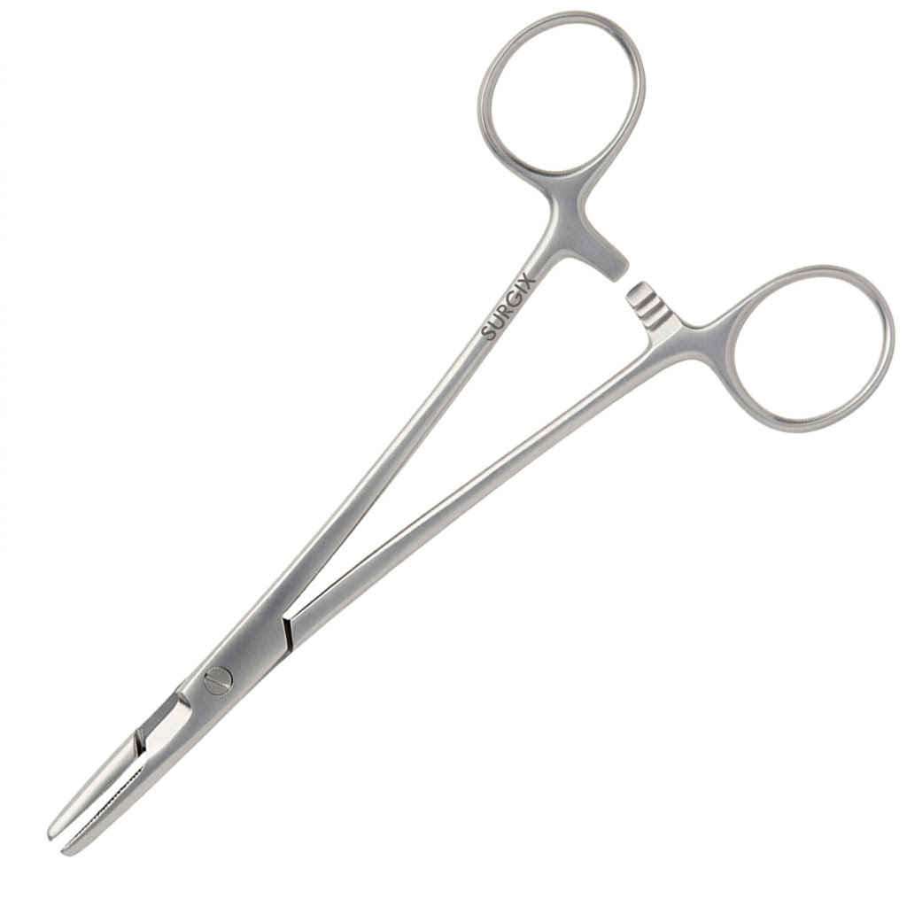 Olsen-Hegar needle holder by Surgix Instruments – combines needle holder & scissor. Standard or TC jaws. Vet & human surgery. Autoclavable. 