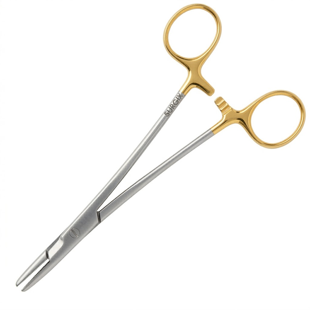 Olsen-Hegar needle holder by Surgix Instruments – combines needle holder & scissor. Standard or TC jaws. Vet & human surgery. 
