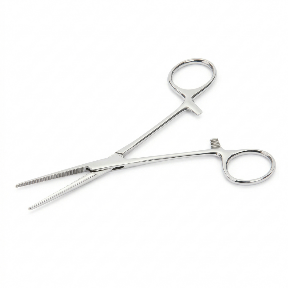 Rochester-Pean Forceps by Surgix. Heavy-duty hemostats available in 140mm to 220mm sizes. Straight and curved options for large vessel clamping.